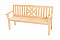 Solid pine garden bench ROMANTIC (32 mm) - different lengths