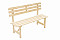 Solid wooden garden bench made of pine wood 22 mm