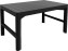 Artificial rattan garden table LINCOLN 2in1 (anthracite) - anthracite