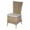 Rattan dining chair BORNEO LUXURY (brown) - Brown