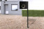 Letter box RADIUS DESIGN (LETTERMANN 1 STANDING stainless steel 563) stainless steel - black