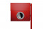 Letter box RADIUS DESIGN (LETTERMANN XXL STANDING red 567R) red - red