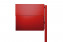 Letter box RADIUS DESIGN (LETTERMANN XXL 2 STANDING red 568R) red - red