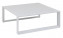Aluminum table 97x97 cm MADRID (white)