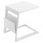 Metal side table LISBON (white) - white