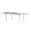 Aluminum table VERMONT 160/254 cm (white) - White