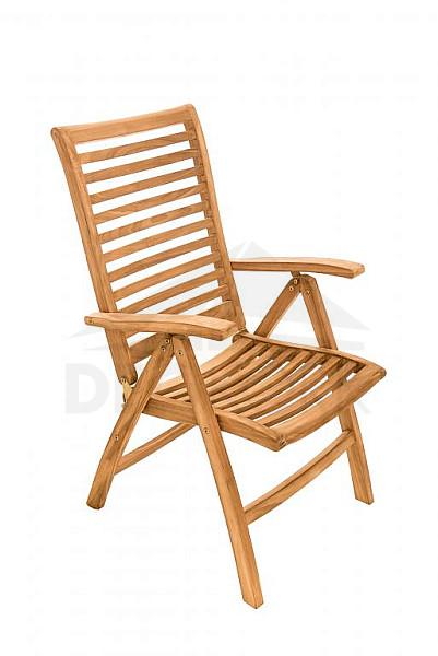 Adjustable garden chair SANTIAGO (teak)