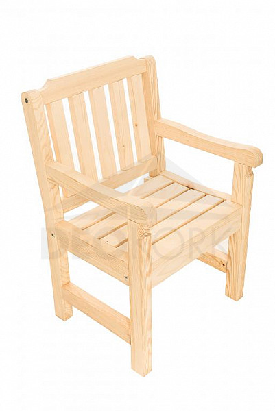 Solid pine garden chair LONDON (32 mm)
