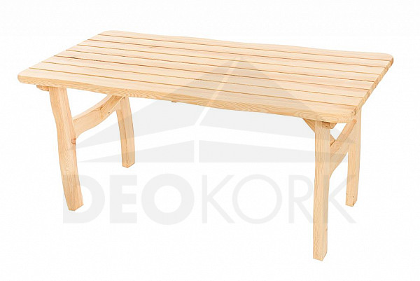 Solid VIKING pine garden table (40 mm) - different lengths