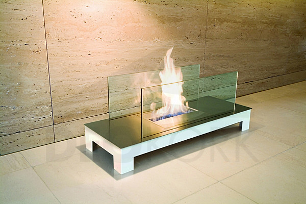 BIO free-standing fireplace Radius design cologne (FLOOR FLAME 537E)