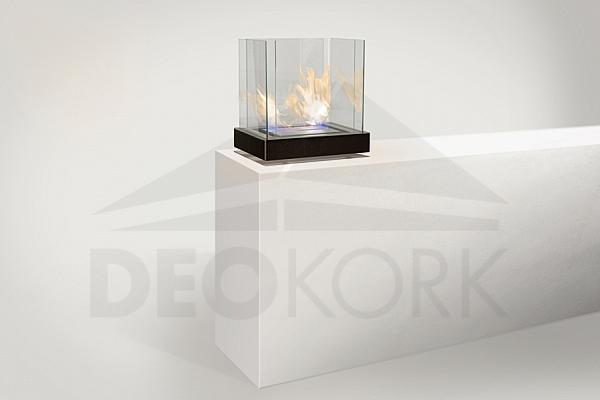 BIO free-standing fireplace Radius design cologne (TOP FLAME 3L 551K)
