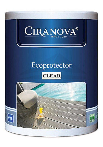 Protective agent Ciranova - ECOPROTECTOR CLEAR teak oil 1 l