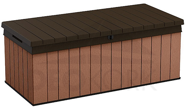 Plastic storage box 380 L (brown)