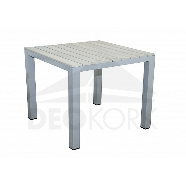 Aluminum table LAURA 90x90 cm