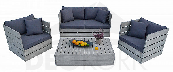 SCAFFOLD garden furniture set
