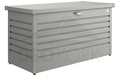 Outdoor storage box FreizeitBox 159 x 79 x 83 (gray quartz metallic)