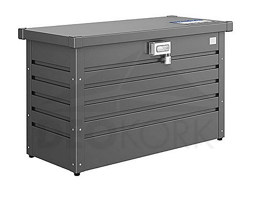 Storage lock box (dark gray metallic)