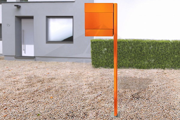 Letter box RADIUS DESIGN (LETTERMANN 5 STANDING orange 566A) orange