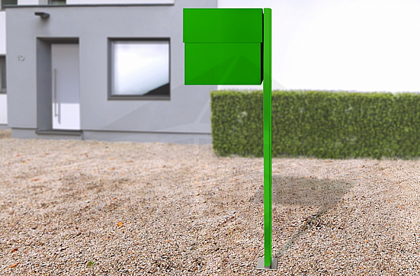 Letter box RADIUS DESIGN (LETTERMANN XXL 2 STANDING green 568B) green
