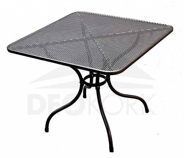 Metal table 105 x 105 cm