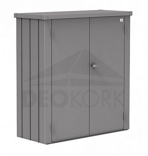 Patio cabinet Biohort Romeo M 132 x 57 x 140 (gray quartz metallic)