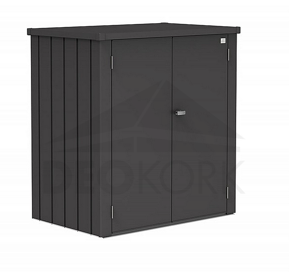 Patio cabinet Biohort Romeo L 132 x 87 x 140 (dark gray metallic)