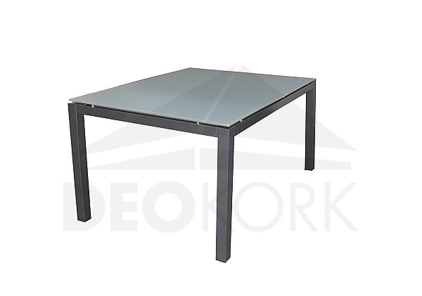 Aluminum table SALERNO 90x90 cm