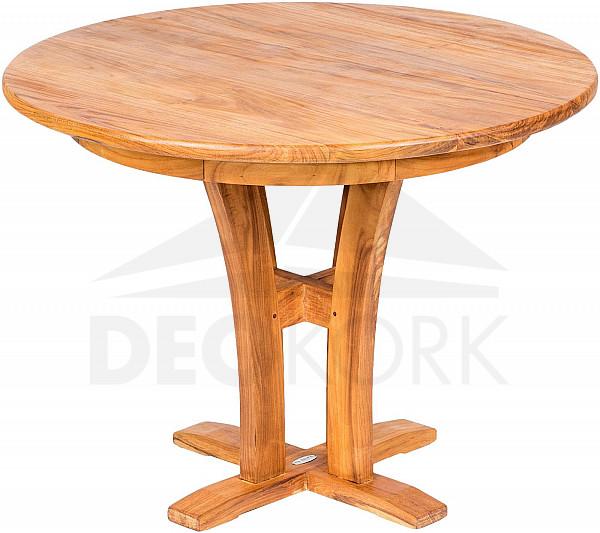 Garden teak table DANTE ⌀ 100 cm