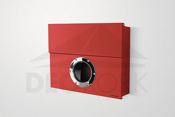 Letter box RADIUS DESIGN (LETTERMANN XXL red 550R) red