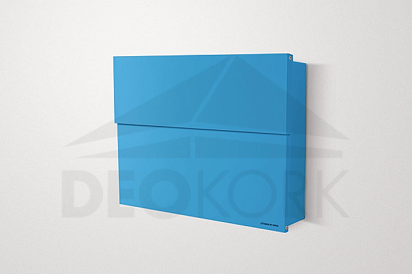 Letter box RADIUS DESIGN (LETTERMANN XXL 2 blue 562N) blue