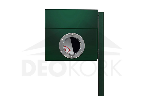 Letterbox RADIUS DESIGN (LETTERMANN 1 STANDING darkgreen 563O) dark green