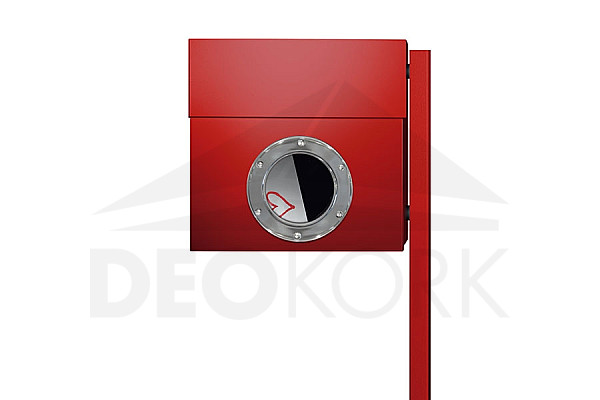 Letter box RADIUS DESIGN (LETTERMANN 1 STANDING red 563R) red
