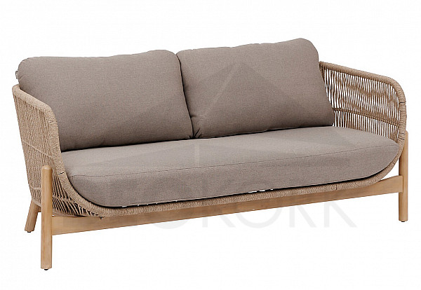 Luxury 2-seater bench made of acacia ZARAGOZA