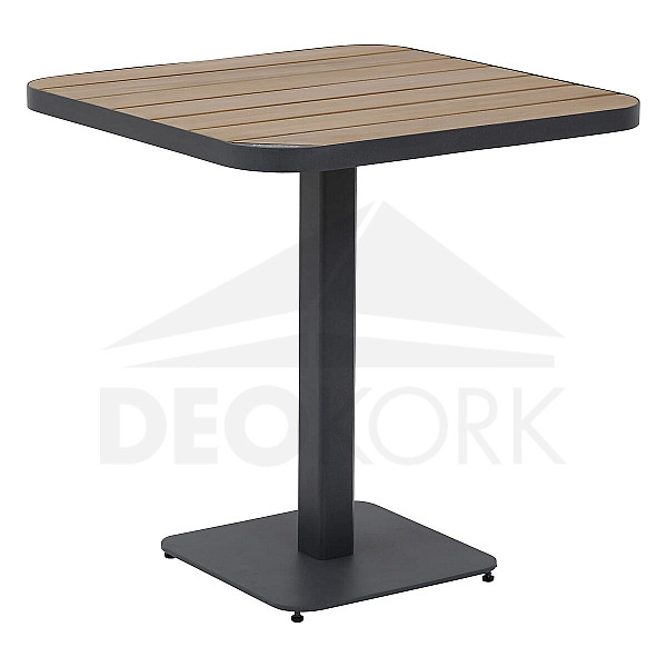 Aluminum table CAPRI 70x70 cm (anthracite)