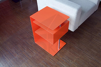 RADIUS DESIGN table (X-CENTRIC TABLE orange 530B) orange
