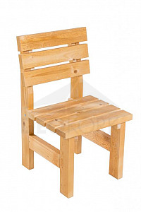 Solid wooden garden chair TEA 01 with a thickness of 38 mm