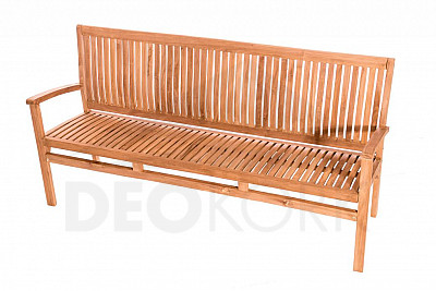 Garden teak bench HARMONY 180 cm