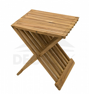 Garden side table FLOW (teak)