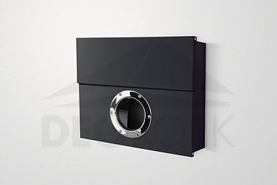 Letter box RADIUS DESIGN (LETTERMANN XXL schwarz 550F) black
