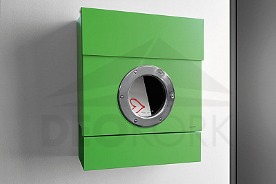 Letter box RADIUS DESIGN (LETTERMANN 2 grün 505B) green