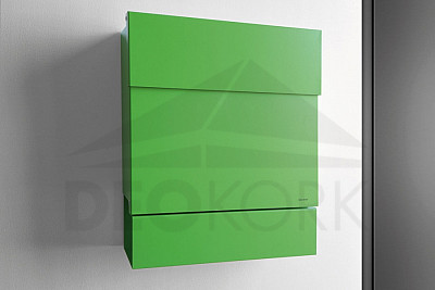 Letter box RADIUS DESIGN (LETTERMANN 5 grün 561B) green