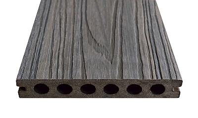 Terrace profile UNVOC COEX double-sided two-color GRAY / BROWN