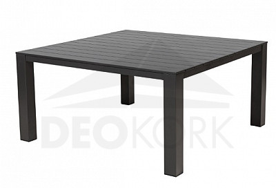 Aluminum table PRATO 152 x 152 cm