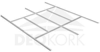 Floor structure for the house, area 242 x 280 cm