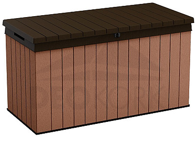 Plastic storage box 570 L (brown)