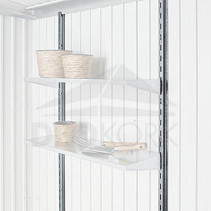 BIOHORT shelf supports 185 × 4 × 4 cm