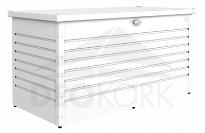 Outdoor storage box FreizeitBox 159 x 79 x 83 (white)
