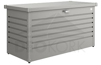 Outdoor storage box FreizeitBox 134 x 62 x 71 (gray quartz metallic)