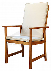 Fixed garden chair ENGLAND incl. cushion