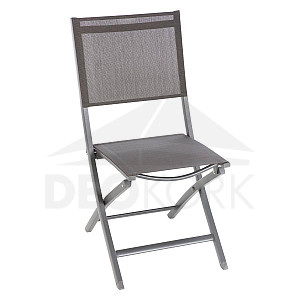 Aluminum chair with fabric FIESTA